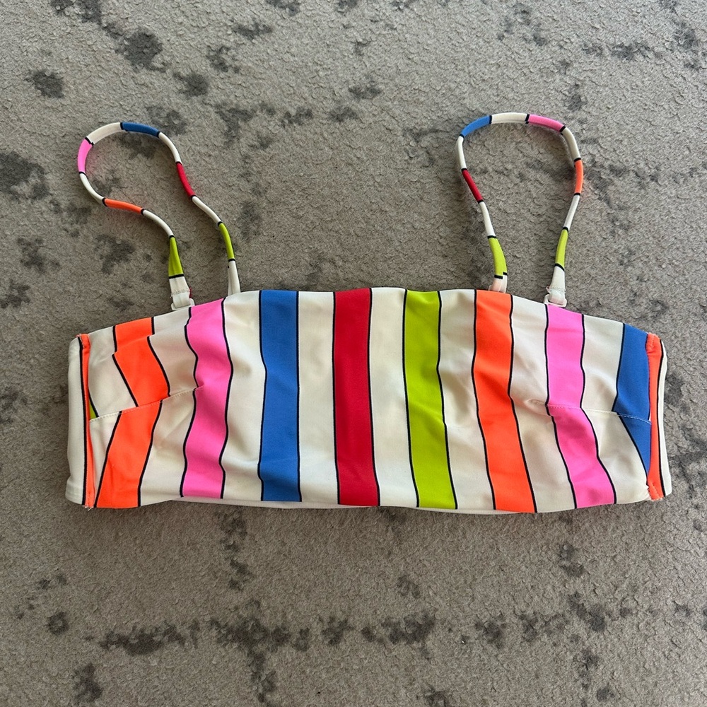 Aerie Multicolor Striped Bikini Top